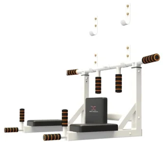 Wandgemonteerde optrekstang en dipstation