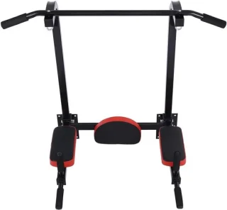 Wandmontage optrekstang zwart