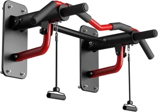 Wandmontage optrekstang zwart