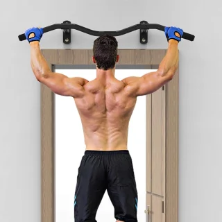 Wandmontage optrekstang zwart