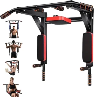 Wandmontage Pull Up Bar - Chin Up & Dip Station