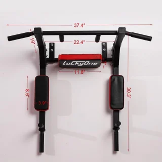 Wandoptrekstang en Dipstation - Fitnessapparaat