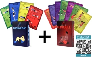 WEBU 51 Bodyweight en 55 Dumbbell Workout Kaarten