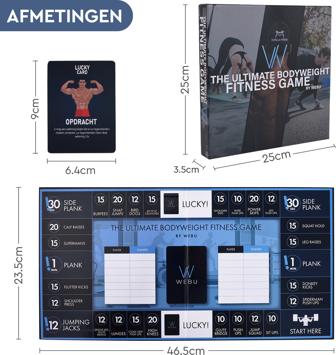 Wat vinden we goed aan de WEBU The Ultimate Fitness Game Bordspel