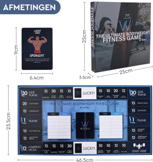WEBU The Ultimate Fitness Game Bordspel