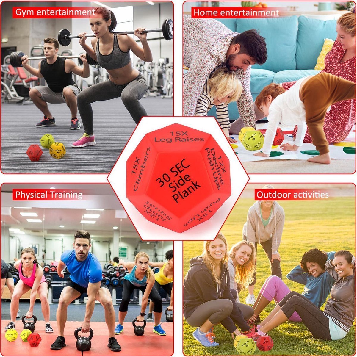 Wat vinden we goed aan de WEBU The Ultimate Fitness Game + Workout Dobbelstenen Set