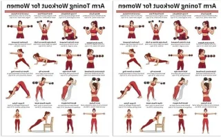 Workout poster - oefengids fitness - kracht training - 25 x 20 cm