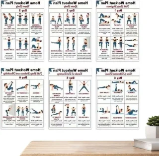 Workout poster set