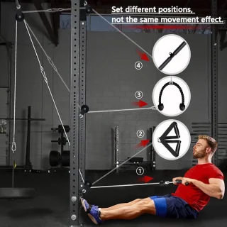 XXL Kabelsysteem Set 24-delig voor Thuis Fitness