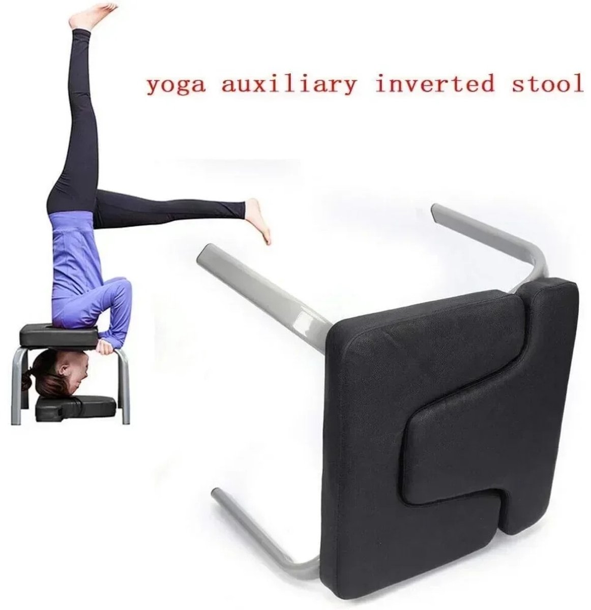 Wat vinden we goed aan de Yoga Stoel Zwart - Hoofdstandbankje