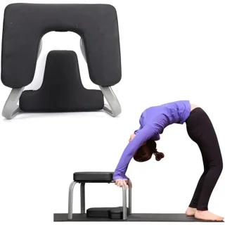 Yoga Stoel Zwart - Hoofdstandbankje