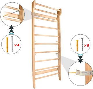 ZERRO CCLIFE Gymnastische Muur Bars Hout