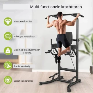 Zivv Pull Up Bar Station - Power Tower