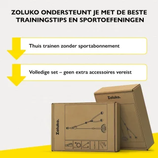 Zoluko Home Fitness Kabelsysteem 23-delige Set Krachtstation Zwart/Zilver
