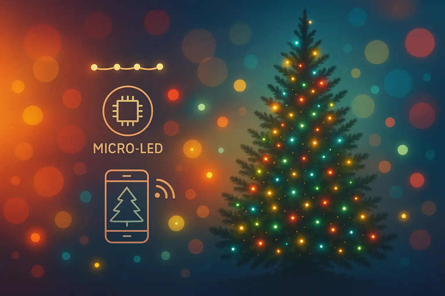 De grootste trends in kunstkerstboomverlichting: van micro-leds tot smart apps