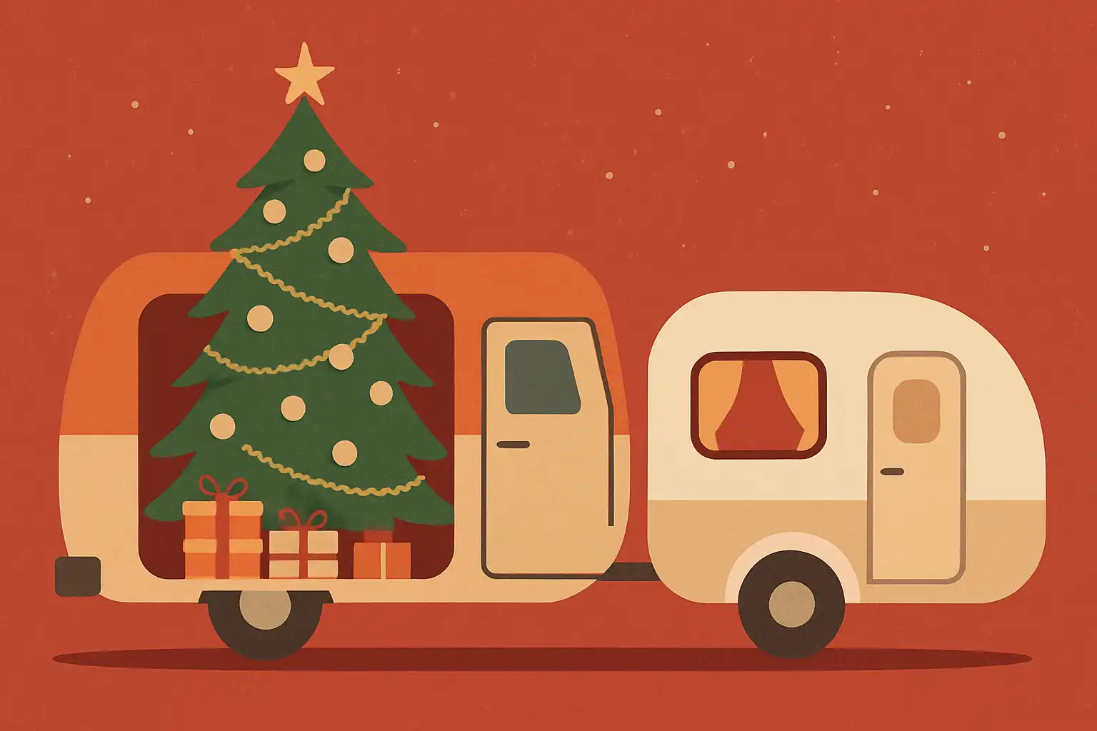 Kerst op wielen: de ultieme gids voor kunstkerstbomen in campers en caravans
