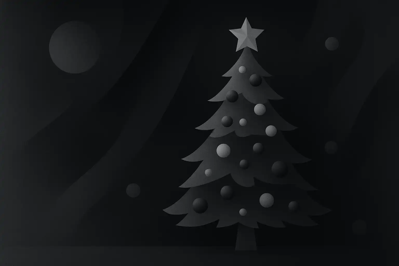 Monochroom en dramatisch: zo style je je kunstkerstboom met één kleur