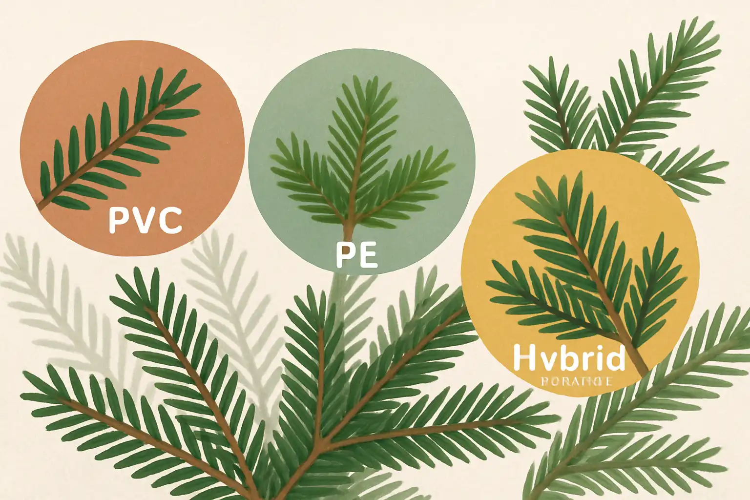 PVC, PE of hybride: welke naalden geven jouw kunstkerstboom de meest natuurlijke look?