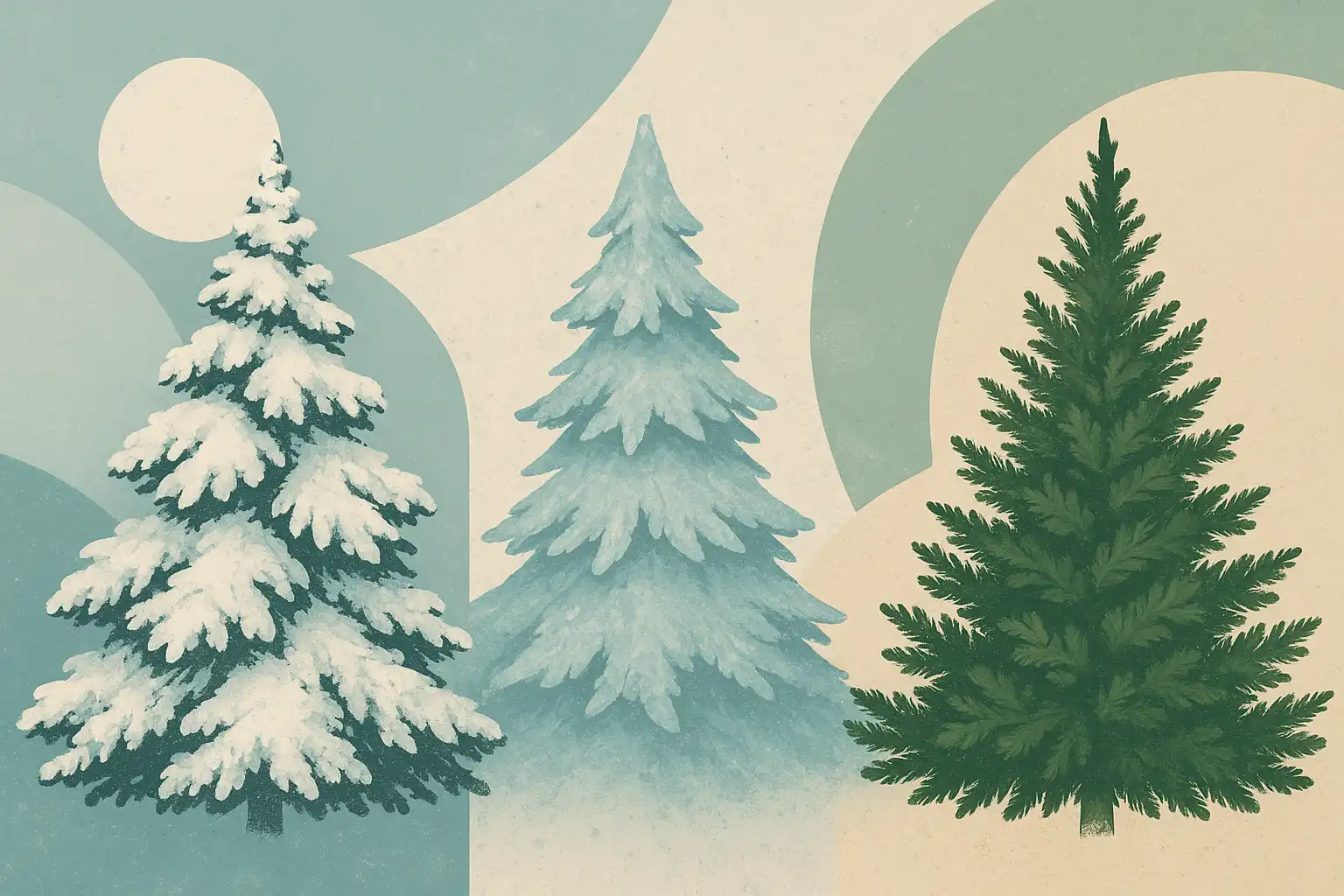 Sneeuw, ijs of klassiek groen? Dit zegt de afwerking van je kunstboom over je stijl