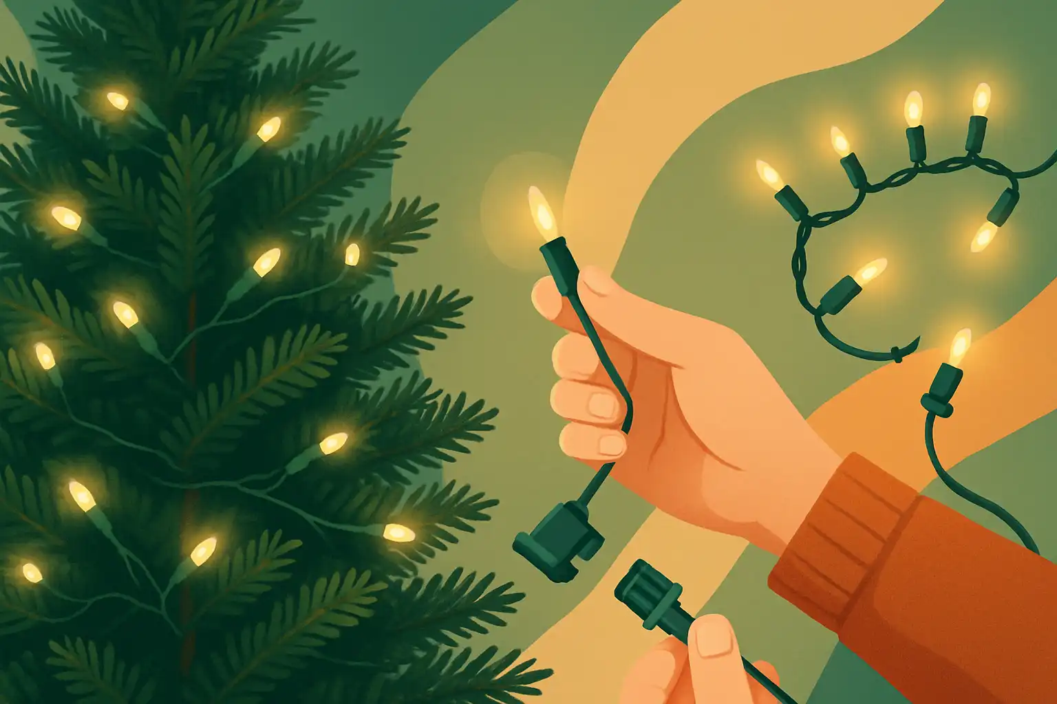 Upgrade je pre-lit kunstkerstboom: zo vervang of verbeter je ingebouwde verlichting