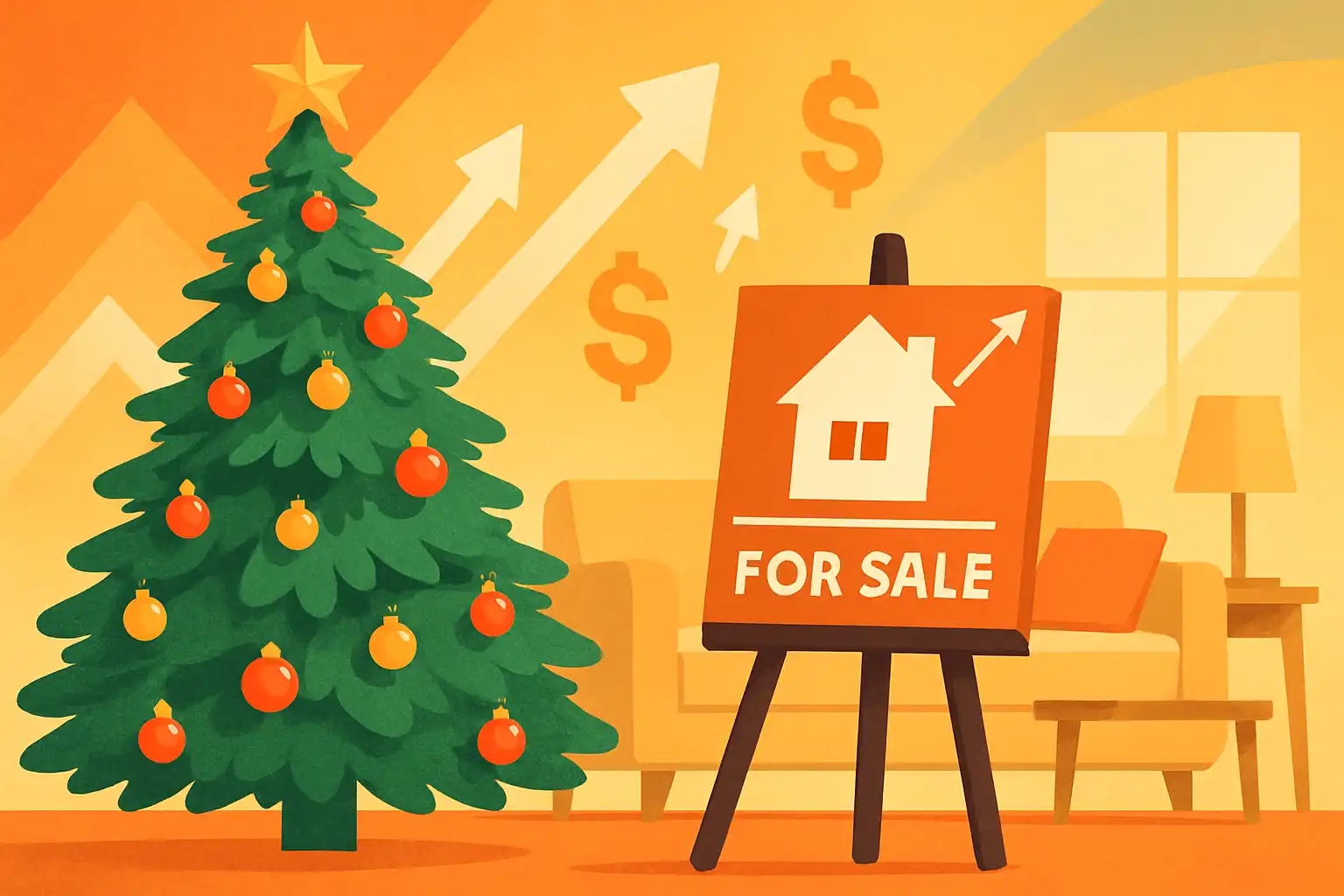 Zo gebruik je je kunstkerstboom als verkooptactiek: staging-tips om je huis sneller te verkopen