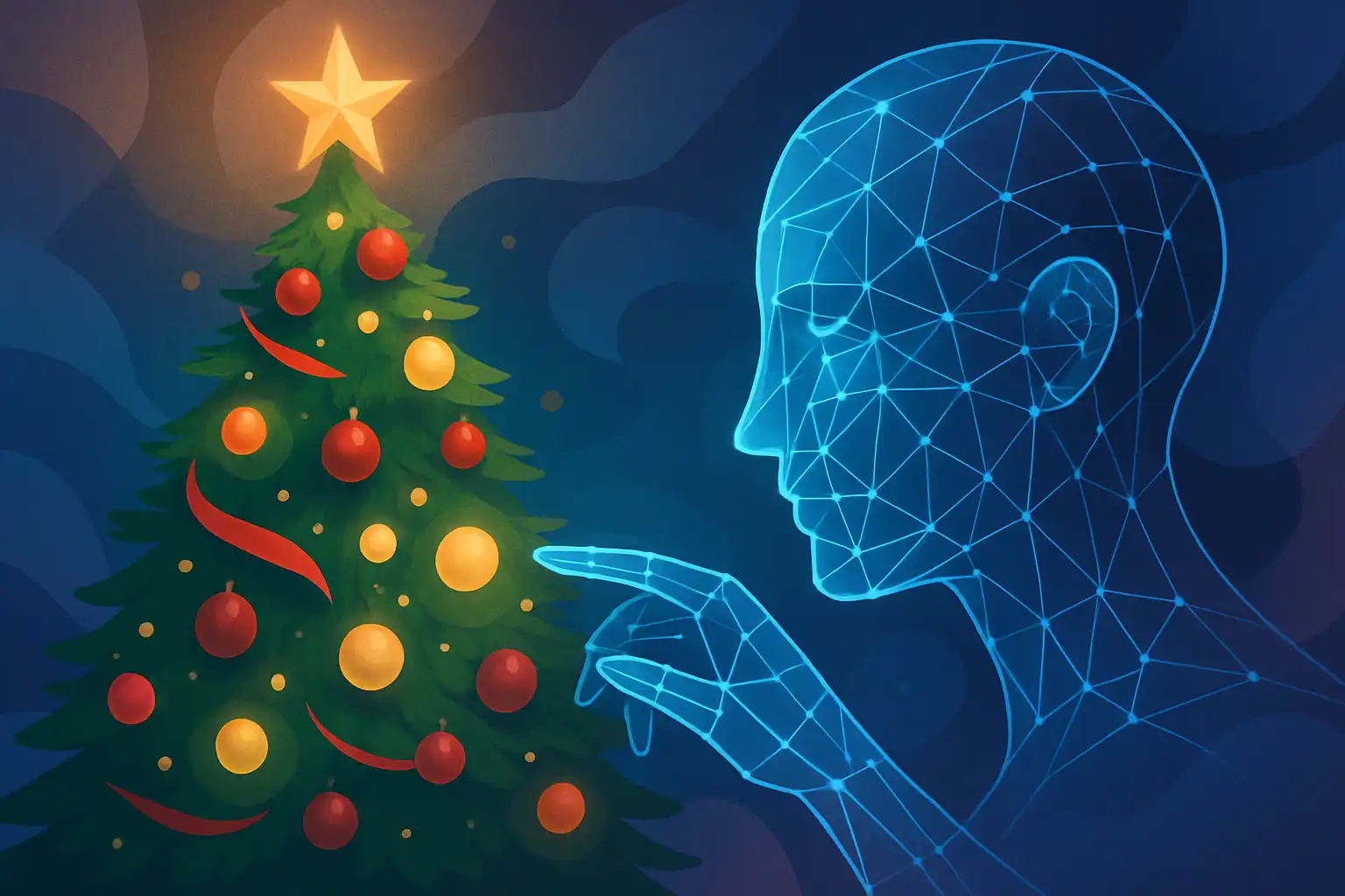 Zo laat je kunstmatige intelligentie je kunstkerstboom stylen