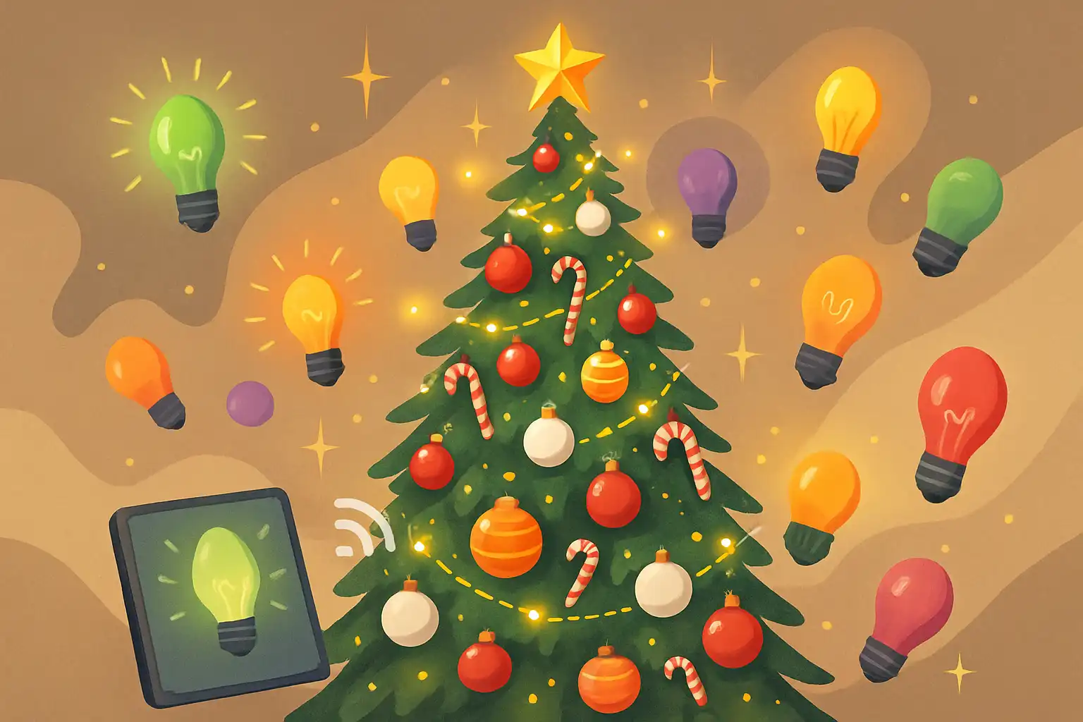 Zo maak je een slanke kunstkerstboom visueel veel voller met slimme verlichting en decoratiehacks