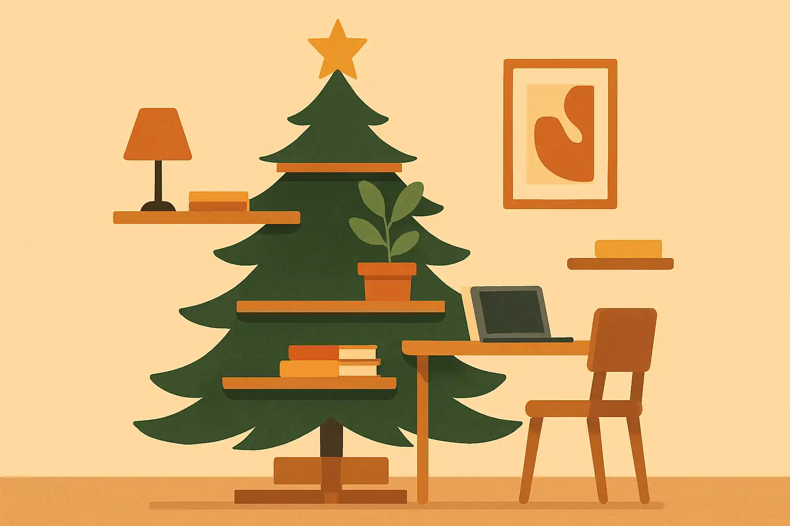 Zo maak je van je kunstkerstboom een multifunctioneel meubel: slimme bouw- en stylingideeën