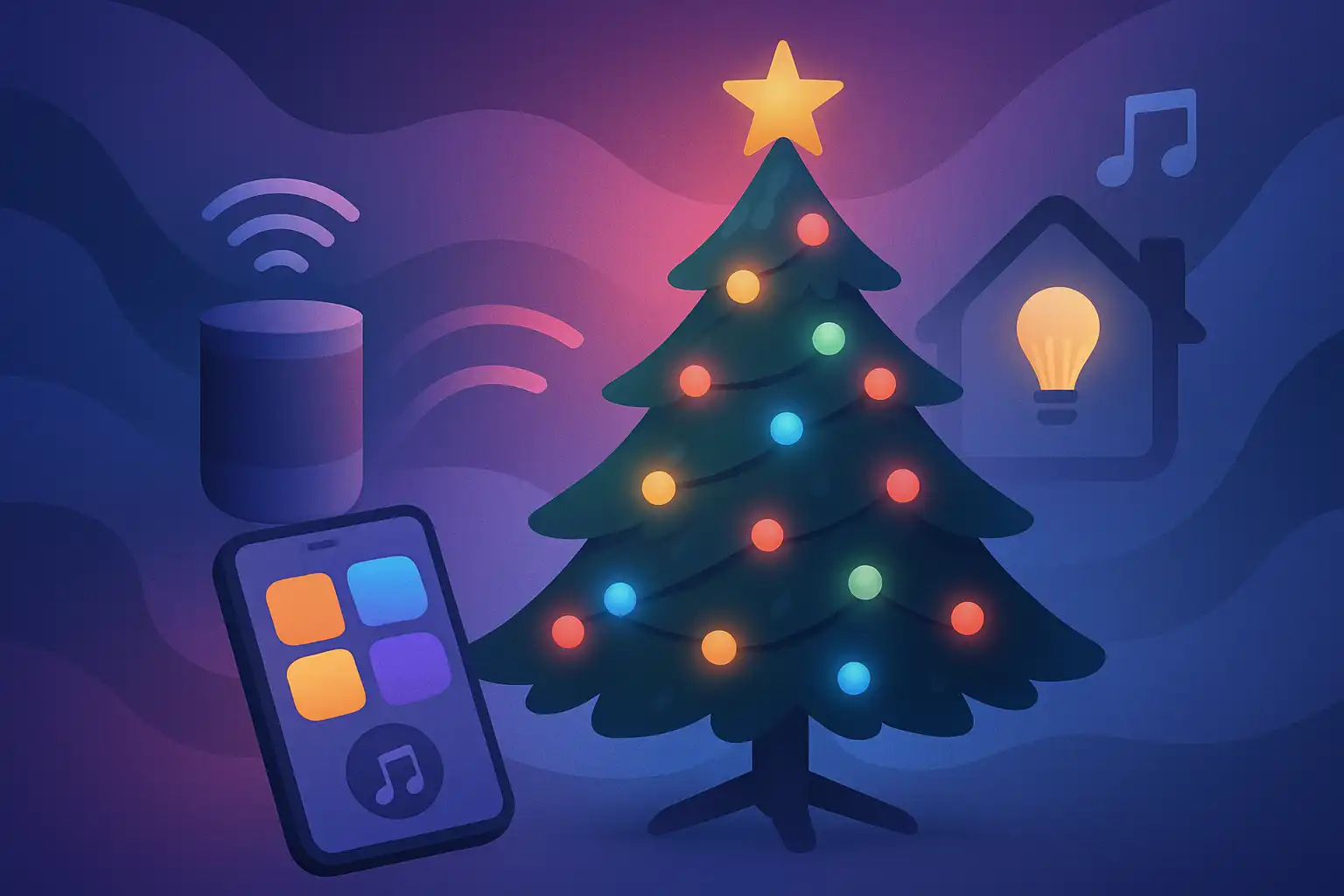 Zo synchroniseer je je kunstkerstboom met je smart home: lichtscènes, routines en muziek
