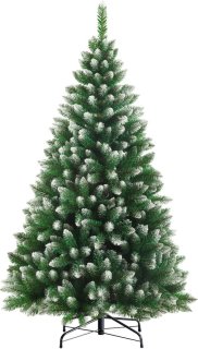 VANKEL 180 cm kunstkerstboom: realistische sneeuwlook en veel volume