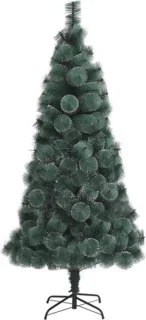 vidaXL - Kunstkerstboom - met - standaard - 240 - cm - PET - groen