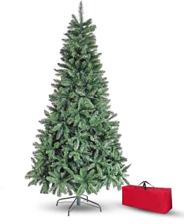 Realistische Kunstkerstboom 240 cm met 1830 Takken - Eenvoudig te Monteren - Groene PVC Kerstboom