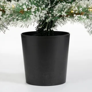 Black Box Trees Vandans Kunstkerstboom met LED Verlichting en Timerfunctie - H120 x Ø60cm - Groen