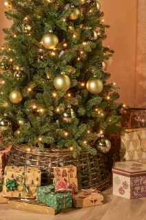 Black Box Trees Harma Kunstkerstboom met LED Verlichting - H215 x Ø96 cm - Groen
