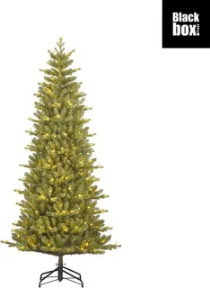 Black Box Trees Harma Kunstkerstboom met LED Verlichting - H215 x Ø96 cm - Groen