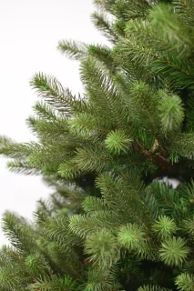 Kentucky kunstkerstboom - 213 cm - groen - Ø 135 cm - houten voet