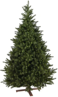 Kentucky kunstkerstboom - 213 cm - groen - Ø 135 cm - houten voet