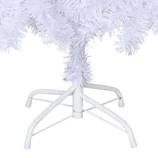 vidaXL - Kunstkerstboom - met - dikke - takken - 240 - cm - PVC - wit