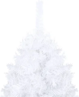 vidaXL - Kunstkerstboom - met - dikke - takken - 240 - cm - PVC - wit