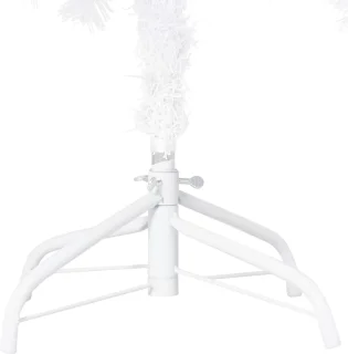 vidaXL - Kunstkerstboom - met - dikke - takken - 240 - cm - PVC - wit