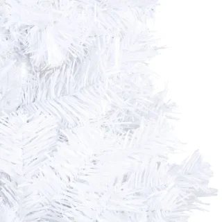 vidaXL - Kunstkerstboom - met - dikke - takken - 240 - cm - PVC - wit