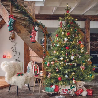 Black Box Trees Brampton Kunstkerstboom Smal - H120 x Ø86 cm - Groen