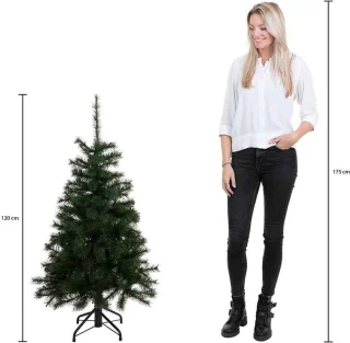 Black Box Trees Brampton Kunstkerstboom Smal - H120 x Ø86 cm - Groen