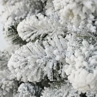 Realistisch besneeuwde kerstboom 150-270 cm