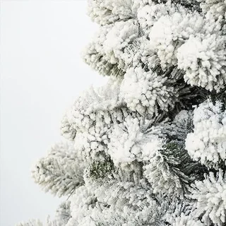 Realistisch besneeuwde kerstboom 150-270 cm