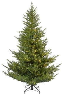 Everlands Norway spruce - kunstkerstboom met verlichting groen 1,8m x 1,27m