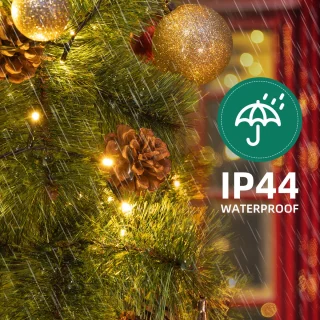 Aigostar 10BZQ - Kunstkerstboom met LED Verlichting - Kerstboom - 180 CM - 300 LED-licht - 200 Takken - Groene