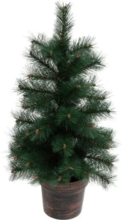 Fééric Lights and Christmas Windy Peak Kerstboom - Ø35xH70cm - Kerstdecoratie - Groen
