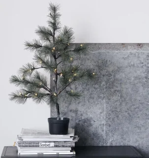 House Doctor kerstboompje met verlichting - Kerstaccessoires - metaalplastic - 75 centimeter