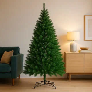 Happyment Kerstboom XXL - Inclusief standaard - 250 cm - Realistische kunstkerstboom - Kerstdecoratie voor binnen